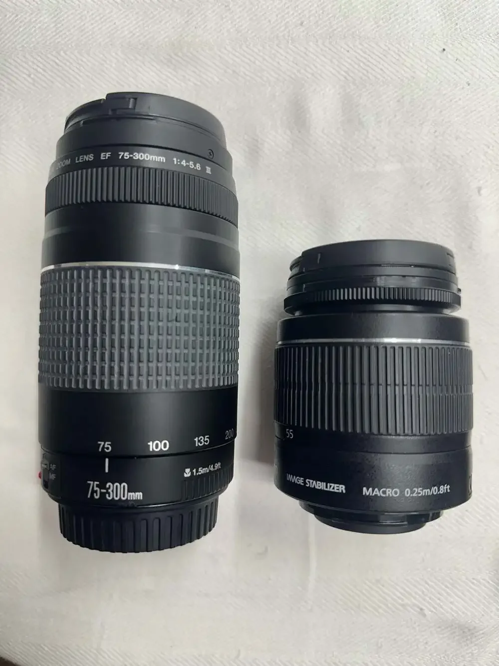 Canon EOS Rebel T5 DSLR Camera with 75-300mm Zoom Lens set